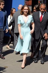 Emilia Clarke at Good Morning America in New York City 5/23/2016