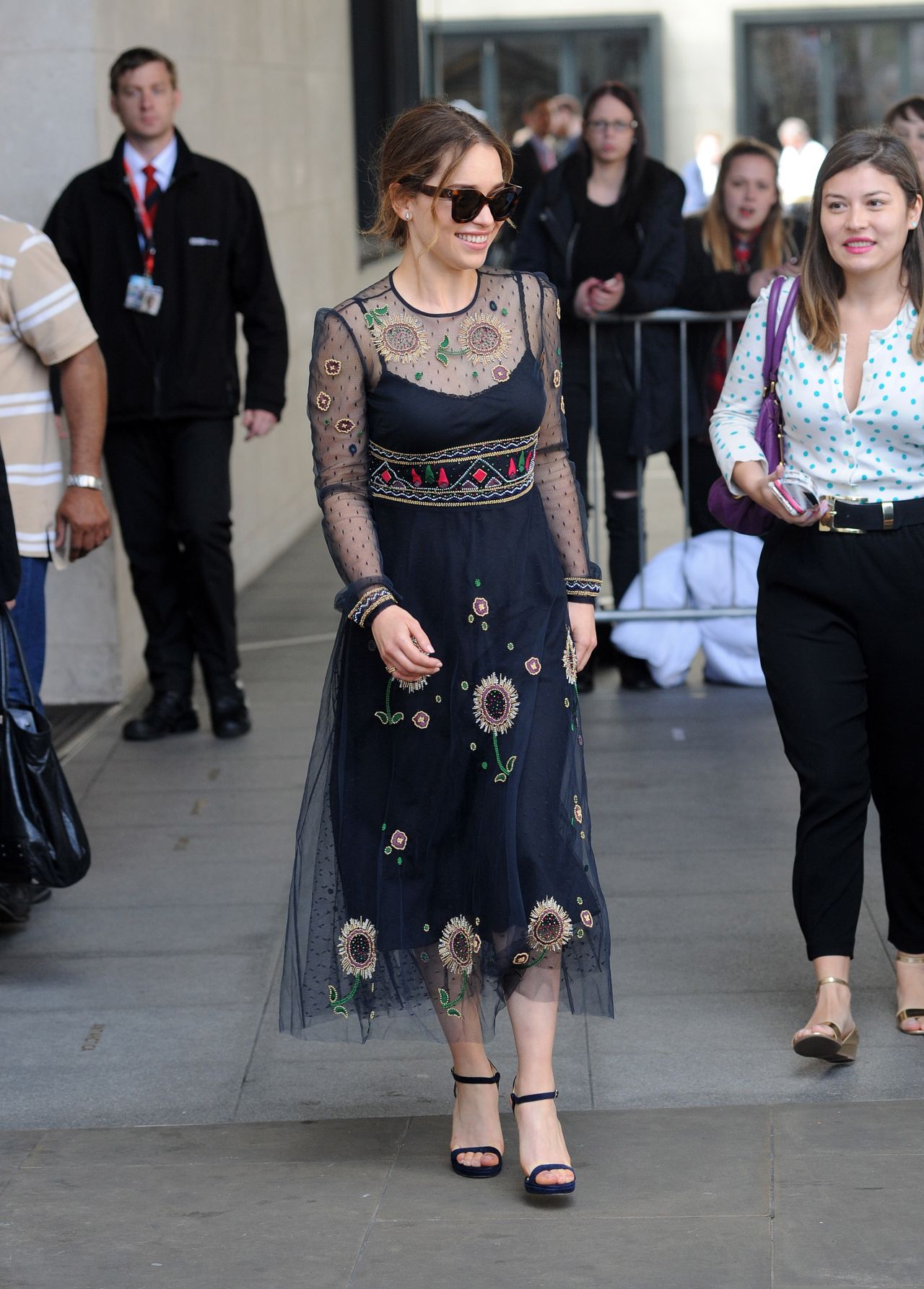 Emilia Clarke Fashion Style - at BBC Radio 1 in London 5/26/2016 ...