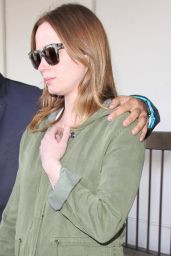 Emily Blunt at LAX Airport in Los Angele 5/6/2016