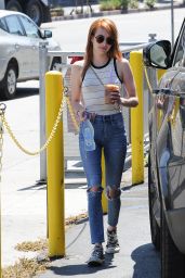 Emma Roberts in RIpped Jeans - Out in LA 5/12/2016