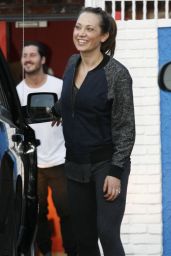 Ginger Zee at Saturday Rehearsal at the DWTS Studio in Hollywood 4/30/2016