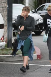 Hilary Duff in Leggings - Out in Beverly Hills 5/25/2016 