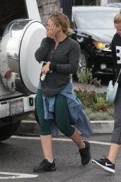 Hilary Duff in Leggings - Out in Beverly Hills 5/25/2016 