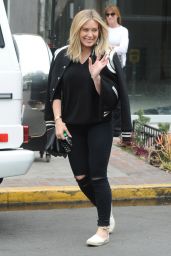 Hilary Duff - Leaving Nine Zero One Salon in Melrose Place 5/10/2016 