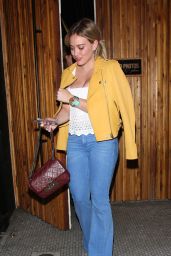 Hilary Duff Night Out Style - at The Nice Guy in West Hollywood 5/5/2016 