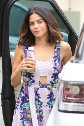 Jenna Dewan in Long Summer Dress - Visit Epione in Beverly Hills 5/19/2016