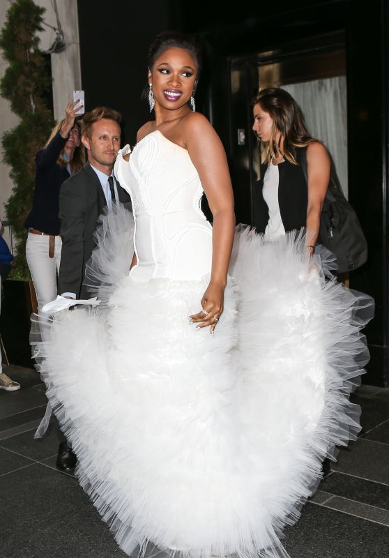 Jennifer Hudson - Leave the The Carlyle Hotel en Route to The Met Gala in NYC 5/2/2016