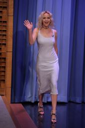 Jennifer Lawrence Appeared on Tonight Show With Jimmy Fallon in NY 5/23/2016