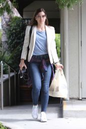 Jessica Biel - Looks Geek Chic After Lunch at Italian Restaurant in Santa Monica, CA 5/4/2016