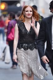 Jessica Chastain Chic Outfit - Jazz At Lincoln Center 2016 Gala in NYC 5/9/2016