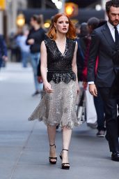 Jessica Chastain Chic Outfit - Jazz At Lincoln Center 2016 Gala in NYC 5/9/2016