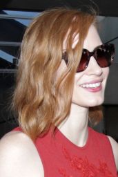 Jessica Chastain is Stylish at LAX Airport in Los Angeles 5/13/2016