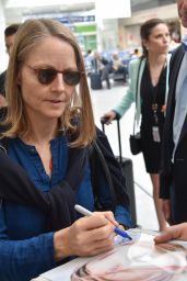 Jodie Foster at Nice Airport in France 5/11/2016