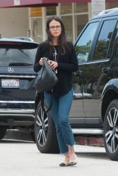 Jordana Brewster Street Style - Out in Los Angeles 5/7/2016