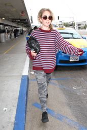 Juno Temple at LAX Airport in Los Angeles 5/3/2016