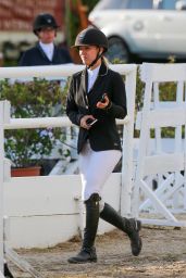 Kaley Cuoco at an Equestrian Competition in La Canada, CA 4/30/2016