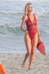 Kelly Rohrbach in Red Swimsuit - 