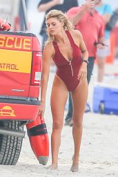 Kelly Rohrbach in Red Swimsuit - 