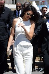 Kendall Jenner Chic Outfit - Unveiled as the new Magnum Global Ambassador Photocall in Cannes 5/12/2016