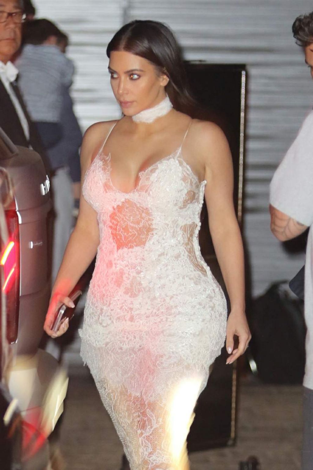 Kim Kardashian Classy Fashion - at Nobu in Malibu, May 2016 • CelebMafia