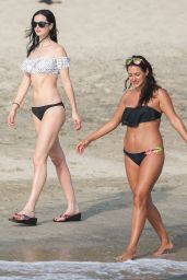 Krysten Ritter and Angelique Cabral in a Bikinis on a Beach in Mexico 5/8/2016