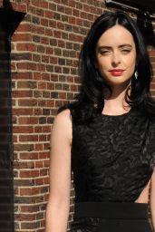 Krysten Ritter - Late Show with Stephen Colbert at Ed Sullivan Theatre Stage Door in NYC 5/20/2016
