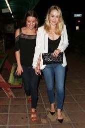 Lea Michele - Out for Dinner in Los Angeles 5/28/2016