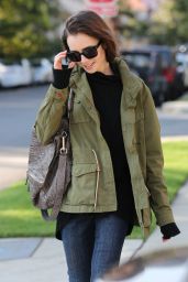 Lily Collins Urban Outfit - Visits a Friend in Los Angeles, CA 5/10/2016