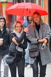 Maria Sharapova and a Friend - Out On a Rainy Day in New York City  5/1/2016