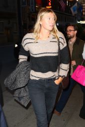 Maria Sharapova Casual Style - Night at Broadway to See the Musical 