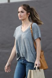 Minka Kelly Street Style - Shopping in West Hollywood, April 2016
