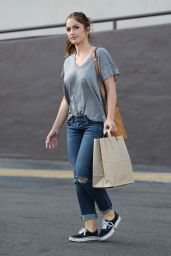 Minka Kelly Street Style - Shopping in West Hollywood, April 2016