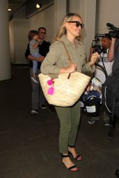 Molly Sims Travel Outfit - at LAX Airport in LA 5/24/2016 