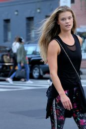 Nina Agdal Street Style - Out in New York City 5/12/2016 