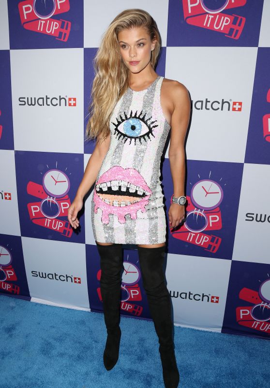 Nina Agdal - Swatch Times Square Flagship Store Opening & Launch of the POP Collection in New York City 5/3/2016