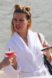 Petra Nemcova Bikini Photos - on the Beach in Cannes 5/18/2016 