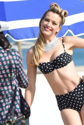 Petra Nemcova Bikini Photos - on the Beach in Cannes 5/18/2016 
