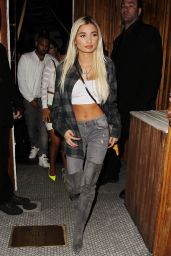 Pia Mia Perez - Dine Out at The Nice Guy Restaurant in West Hollywood 4/29/2016