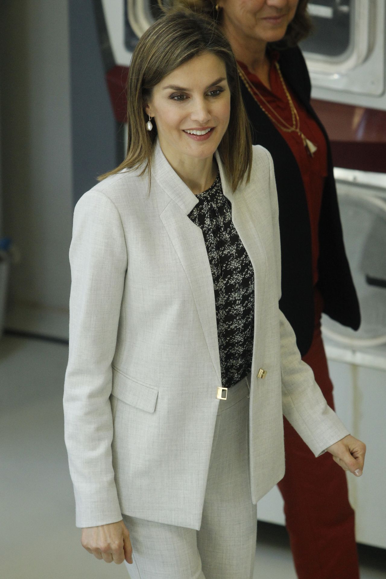 Queen Letizia - Visits the Facilities of the Research Institute of Food ...