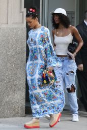 Rihanna - Arrives to MAC With Her Friend Melissa Ford in New York 5/29/2016