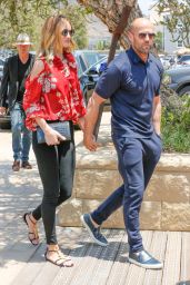 Rosie Huntington-Whiteley and Jason Statham - Arriving at Their House in Soho 5/29/2016