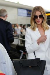 Rosie Huntington-Whiteley Spring Ideas - at Nice Airport in Cannes 5/18/2016 
