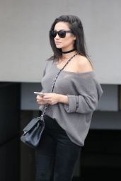 Shay Mitchell Spring Outfit Ideas - Il Pastaio in Beverly Hills 5/7/2016 