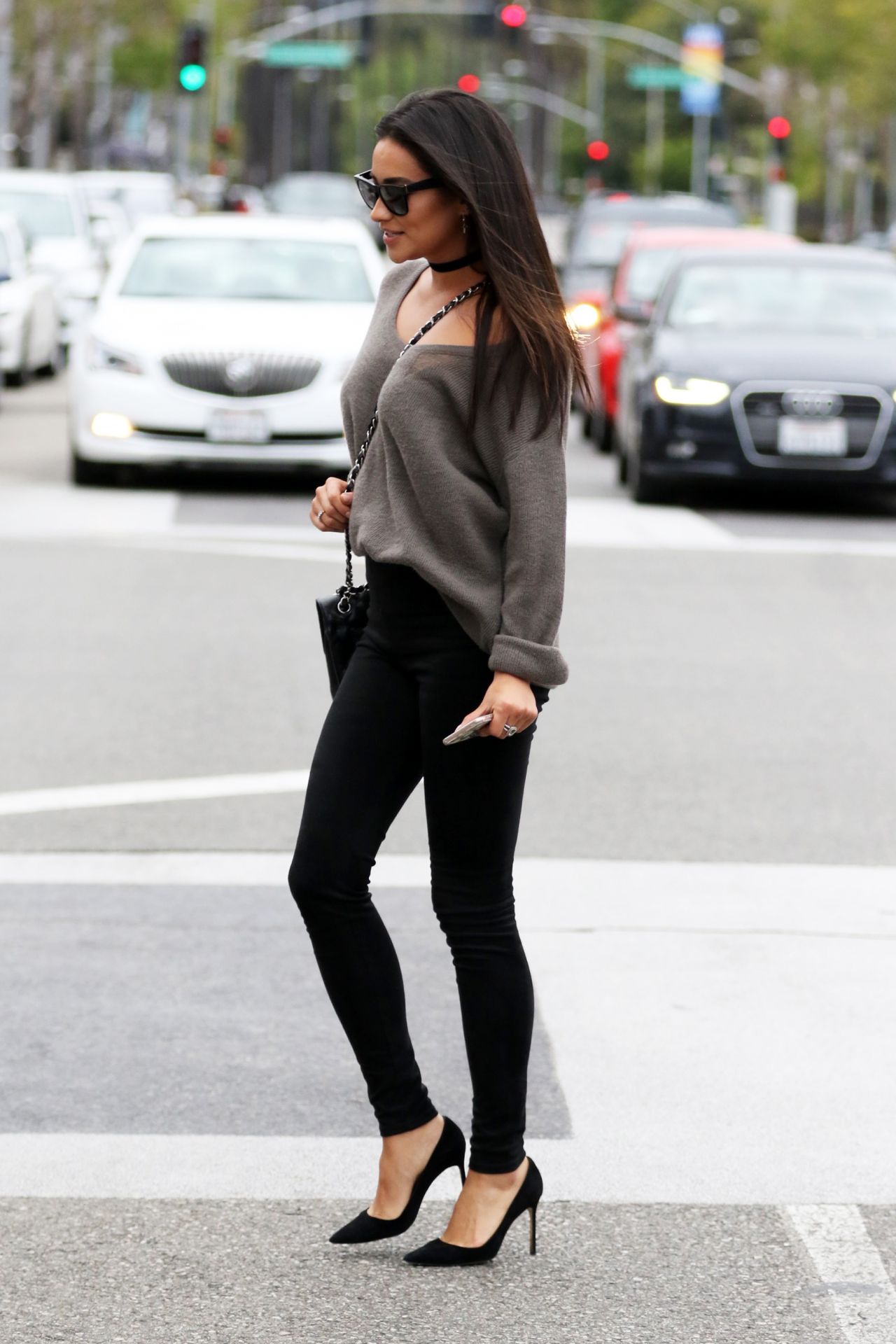 Shay Mitchell Spring Outfit Ideas - Il Pastaio in Beverly Hills 5/7 ...