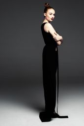 Sophie Turner - Sheer Black Stockings - Just Jared Spotlight photoshoot May 2016
