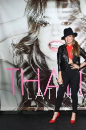 Thalia - Latina Album Launch Party and Signing Event Held at Hard Rock Cafe in NYC 5/10/2016