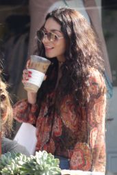 Vanessa Hudgens Urban Style - Stops For Coffee at Alfred Coffee on Melrose Place in West Hollywood 5/20/2016