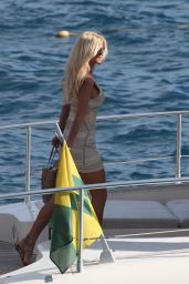 Victoria Silvstedt With Husband- Leaving Eden Roc Hotel During the 69th Cannes Film Festival 5/20/2016