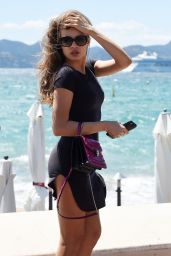 Xenia Tchoumitcheva Summer Outfit Ideas - Out in Cannes, France 5/19/2016