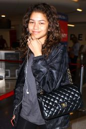 Zendaya Coleman at LAX Airport in LA 05/1/2016 